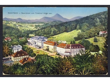Slowenien, Rohitsch, Sauerbrunn vom Triestiner Kogel aus, cca 1925