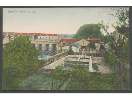 38-Náchodsko, Josefov, partie na Labi, cca 1915