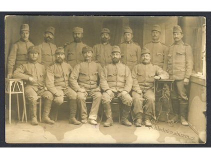 Vojenské skupinové foto, cca 1915