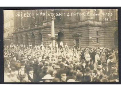 Příjezd národního vojska do Prahy, 1919