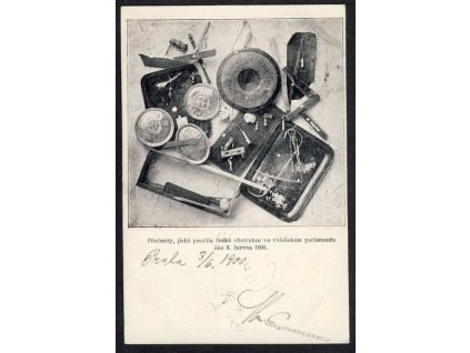 Předměty české obstrukce z r.1900