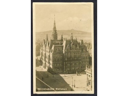 32 - Liberec, radnice (Reichenberg, Rathaus), cca 1931