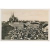 04 - Brno, pohled na Zelný trh, Mor. zemské museum, cca 1933