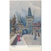 49 - Praha, Malostranské mostecké věže, cca 1911