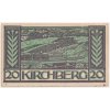 Rakousko, nouzová bankovka, 20 h, Kirchenberg, 1920,  luxusní stav UNC