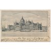 Maďarsko, Budapešť, Parlament, cca 1901