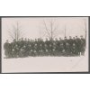 Vojáci v zimě, foto Čmugr, Terezín, ca 1930