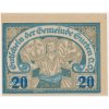 Rakousko, nouzová bankovka 20 h, Gurten, 1920, krásný stav UNC