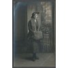 Lída Kocverová v kožešině, ca 1910