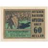 Rakousko, nouzová bankovka 60 h, Grödig, 1920, krásný stav UNC