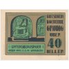 Rakousko, nouzová bankovka 40 h, Grödig, 1920, krásný stav UNC