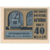 Rakousko, nouzová bankovka 40 h, Grödig, 1920, krásný stav UNC