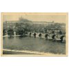 49 - Praha, Karlův most a Hradčany, cca 1938