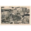 Slovensko, Bratislava, koláž se záběry města, cca 1940