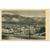 Slovensko, Turčiansky sv. Martin, pohled na město a na Malou Fatru, cca 1945