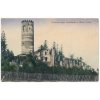 64 - Táborsko, Šellenberk - Šelmberk, zřícenina hradu u Mladé Vožice, cca 1913