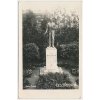 70 – Orlickoústecko, Česká Třebová, pomník T. G. Masaryka, foto Tomek, cca 1935