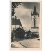 60 - Strakonicko, Blatná, partie před zámkem, Foto Fon, cca 1929