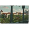 49 - Praha, pohled na Hradčany z letohrádku král. Anny, cca 1911