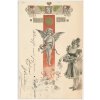 Velikonoční přání, Fröhliche Ostern!, Andělíček, cca 1902