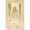 Veselé Velikonoce, anděl, cca 1905