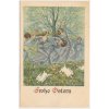 Velikonoční přání, Frohe Ostern, cca 1924
