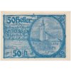 Rakousko, nouzová bankovka 50 h, Mühltreis, 1920, krásný stav UNC