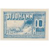 Rakousko, nouzová bankovka 10 h, Wimberg, 1920, krásný stav UNC