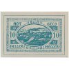 Rakousko, nouzová bankovka 10 h, Lasberg, 1920, krásný stav UNC