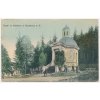 57 - Rychnov nad Kněžnou, oživená partie u kaple ve Studánce, cca 1908