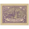 Rakousko, nouzová bankovka  20 h, Losenstein, 1920, krásný stav  UNC
