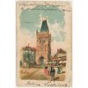 49 - Praha, oživená partie u Prašné brány, cca 1901