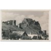 Slovensko, Devín, pohled na hrad a podhradí, cca 1931