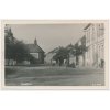 34 - Lounsko, Lenešice, oživená partie z náměstí, cca 1935