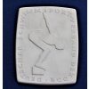 DDR, porcelánová medaile Deutsche schwimmsport, cca 1975, značeno Míšeň(!), stav 1/1