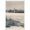 17 - Havlíčkobrodsko, Hněvkovice, 2 - záběr, hostinec, celk. pohled, cca 1907
