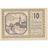 Rakousko, nouzová bankovka 10 h, Thalgau, 1920, krásný stav UNC
