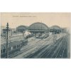 Německo, Dresden, Hauptbahnhof, Westl. Seite, cca 1908