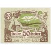 Rakousko, nouzová bankovka 50 h, Payerbach, 1920, krásný stav UNC