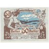 Rakousko, nouzová bankovka 50 h, Payerbach, 1920, krásný stav UNC