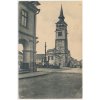 57 - Rychnovsko, Dobruška, Starobylá radnice se schodištěm, cca 1920