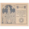 Rakousko, nouzová bankovka 10 h, St. Pantaleon, 1920, krásný stav UNC
