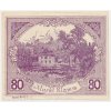 Rakousko, nouzová bankovka 80 h, Klamm, 1920, krásný stav UNC