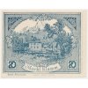 Rakousko, nouzová bankovka 20 h, Klamm, 1920, krásný stav UNC