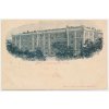 K.U.K. Kriegsmarine, oficiální, poštovně použitý pohled na námořní kasárny v Pule, 1898