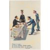 K.U.K. Kriegsmarine, oficiální satirická pohlednice s námořní tématikou, 1915