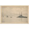K.U.K. Kriegsmarine, poštovně použitá pohlednice na svaz lodí třídy Tegetthoff, 1916