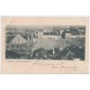 19 - Královéhradecko, Nový Bydžov, pohled na náměstí a okolí, cca 1899