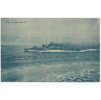 S.M.S. Huszar, oficiální, poštovně použitý pohled torpédoborce, 1916