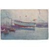 S.M.S. Tegetthoff, oficiální pohlednice ze slavnostního spuštění na vodu, 21.3.1912